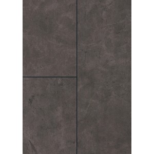 Egger Kingsize Laminat 8 mm Schiefer Grau: Laminatboden in Steinoptik mit Fugen.