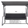 Schwarzes Setgarden Kissen für Hollywoodschaukel, 100x60x50x7cm, für 2-Sitzer Schaukel.