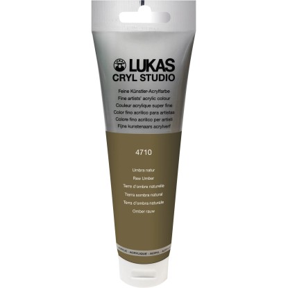 LUKAS CRYL STUDIO Acrylfarbe – Premium Qualität, 125 Ml, Kadmiumgelb (Imitat)