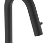Ideal Standard Ceraline Waschtischarmatur in Schwarz matt, Ausladung 126mm.