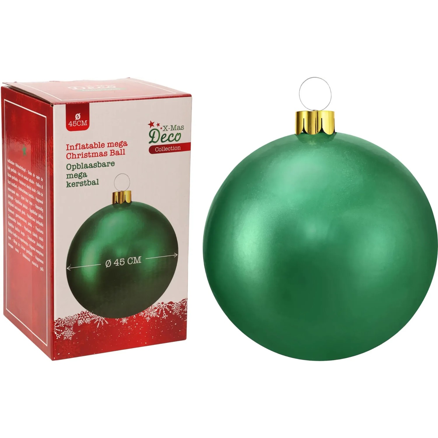 Weihnachtskugel Aufblasbar Ø 45 cm Grün kaufen bei OBI