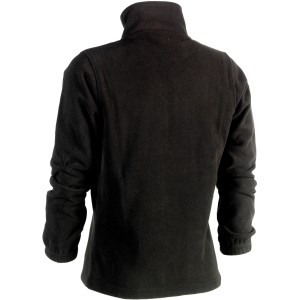 Schwarze Herock Fleecejacke Deva für Damen, Größe XL, Rückansicht. Arbeitskleidung für den Job.