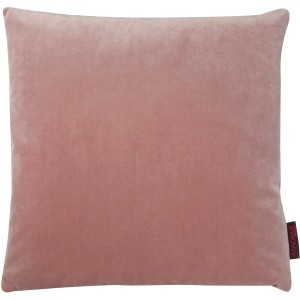 Rosa Magma Samtkissen, zweifarbig, 40x40 cm. Dekokissen für Wohnzimmer und Schlafzimmer.
