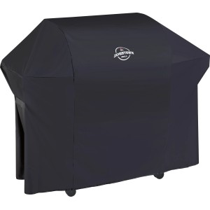 Schwarze Jamestown Wetterschutzhülle für Knox 4 Brenner Gasgrill.