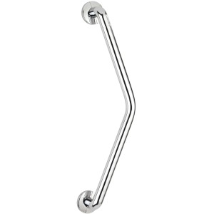 Wenko Wandhaltegriff Secura, 135° Winkel, Chrom, für mehr Sicherheit im Bad.