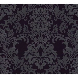 AS Creation Tapete Pop Up Panel Selbstklebend Ornament 250 x 52 cm Schwarz FSC®