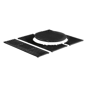 Enders Grillrost Switch Grid Hyde 3, Gusseisen, 54x42cm, schwarz. Grillutensil mit herausnehmbarem Rundelement.