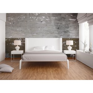 Fototapete Betonwand Industrial Vintage Grau Braun 3,50 m x 2,55 m FSC®