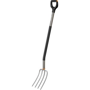 Fiskars Ergonomic Spatengabel Grau