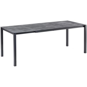 Ausziehbarer, anthrazitfarbener Gartentisch (210x90 cm) von Best Freizeitmöbel. Ideal für Garten & Terrasse.