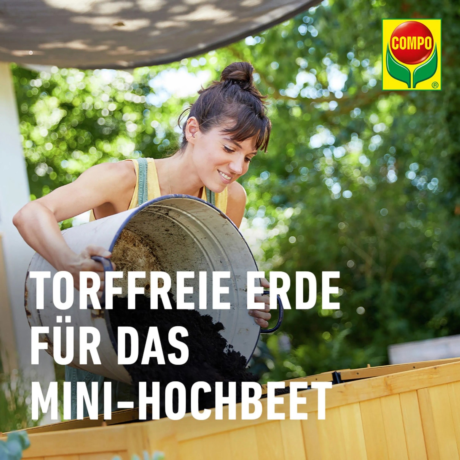 Compo BIO Mini-Hochbeeterde 1 x 20 l für ökologisches Gärtnern_5
