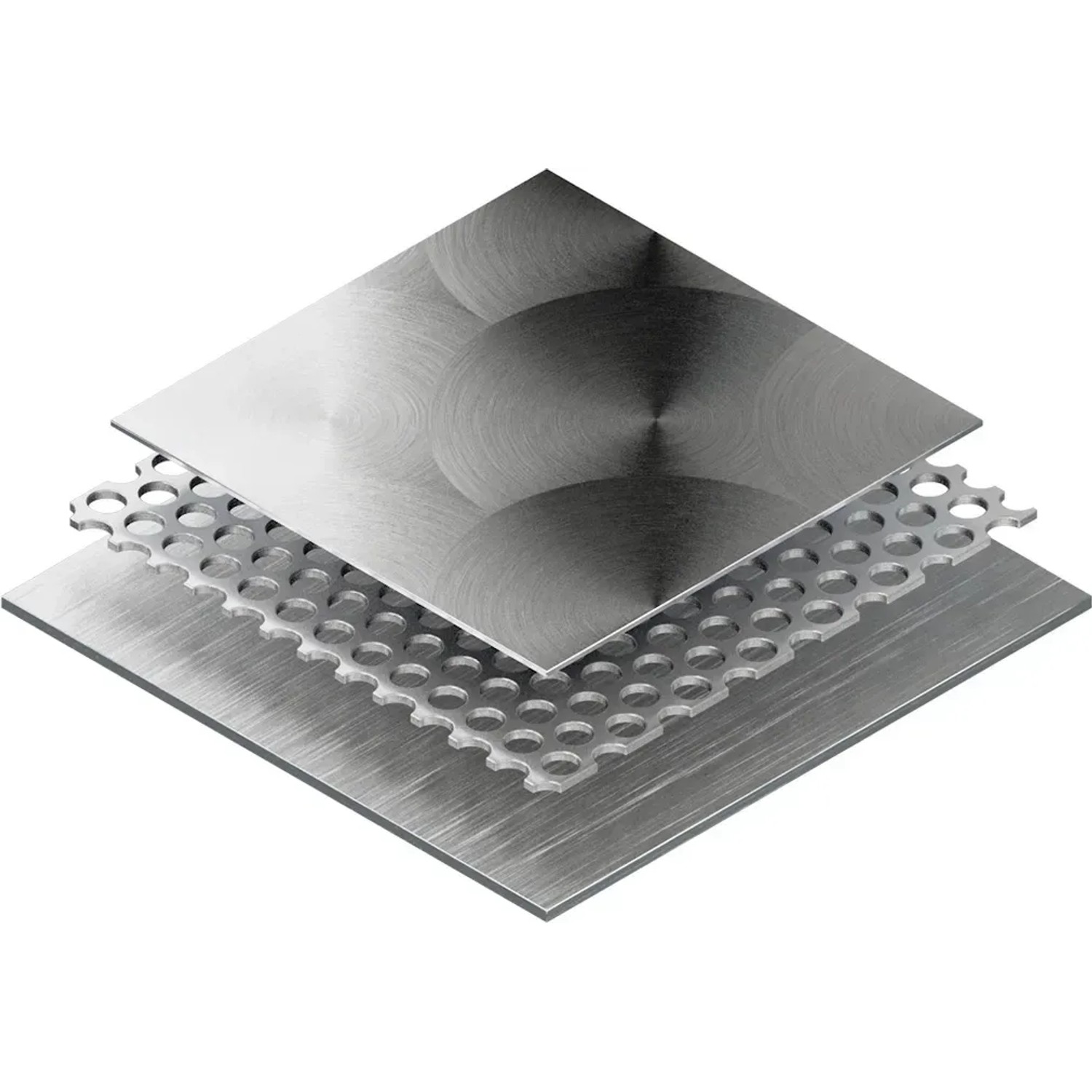 Bosch Expert Lochsäge Tough Material: Aufbau der Säge mit verschiedenen Materialschichten.