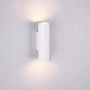 Weiße Trio Wandlampe Marley, 2-flammig, mit Up- und Down-Beleuchtung.