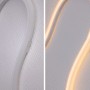 Paulmann MaxLED Flow: Flexibler LED-Streifen, 1,5m, Warmweiß, mit und ohne Licht dargestellt.