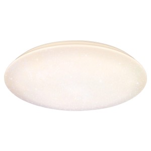 Weiße Trio LED-Deckenleuchte Nagano mit Sternenhimmel-Effekt, Durchmesser 79 cm.