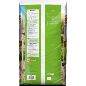 Sack OBI Spielplatz-Fallschutz, 60 l Holzhackschnitzel für sicheres Spielen.