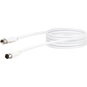 Schwaiger SAT-Anschlusskabel F-Stecker auf IEC-Buchse 3 m