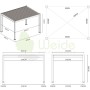 Weide Deluxe Elektrisch Pavillon Terrassenüberdachung Aluminium Led 3 X 4 M_7