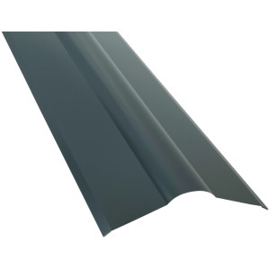 Firsthaube, 31,2x100 cm, zur Abdeckung von Dachblechen.