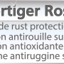 Detailaufnahme: Rostschutz-Hinweis für WENKO Wandregal Trestina Edelstahl Schwarz.