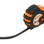 OBI Maßband, 5 m, mit Feststellknopf. Taschenbandmaß in Orange und Schwarz.