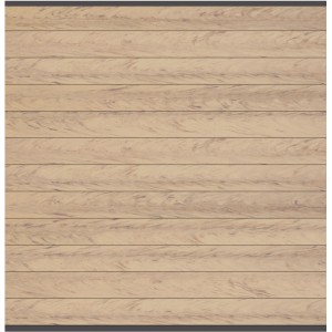 Sichtschutzzaun Zaunfeld-Set System WPC Classic Sand/Anthrazit 178 cm x 183 cm