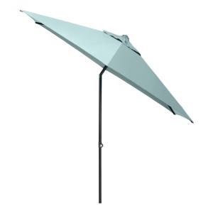 Kettler Stockschirm Easy Push LX, rund, Ø 300 cm, anthrazit-salbei, mit Neigungsverstellung.