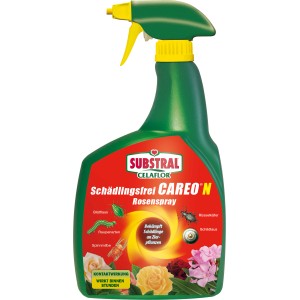 Substral Celaflor Careo N Rosenspray: Pumpspray zur Schädlingsbekämpfung an Rosen und Zierpflanzen.