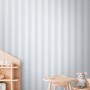 A.S. Creation Vliestapete Streifen hellblau im Kinderzimmer.