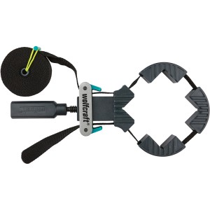 wolfcraft Rahmen-Bandspanner mit 4 Spannbacken