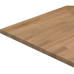 Massivholz Arbeitsplatte Eiche 240 cm x 63,5 cm x 2,7 cm