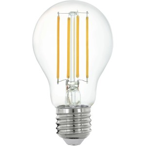 Eglo LED-Leuchtmittel Zigbee E27, klares Glas, warmweißes Licht für smarte Beleuchtung.