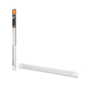 Ledvance LED-Lichtleiste Value Batten, 63,4 cm, silber, für Wand- und Deckenmontage.