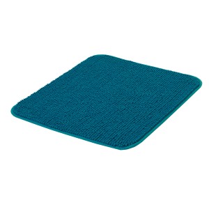 Türkiser BWO Badteppich Sammy, 40x50 cm, Polyester Badematte für das Badezimmer.