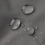 Detailaufnahme: Wasserabweisender Bezug des anthrazitfarbenen Sitting Point Hocker Scuba DotCom.
