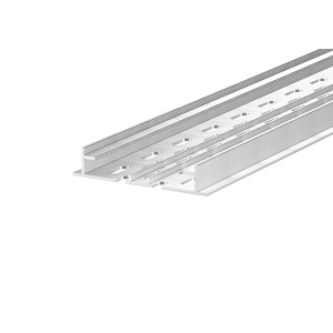 GS Terrassen Halter für Rinne Proside, 100x20x200 mm, Alu blank, zur Rinnenbefestigung auf Terrassen.