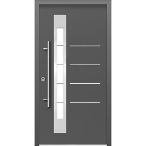 Splendoor Thermospace Sicherheits-Haustür Berlin Prime RC2 210x110 cm Anthr. L