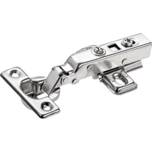 Hettich Mini-Topfscharnier, vorliegend, mit Dämpfung, für Möbel und kleine Türen.