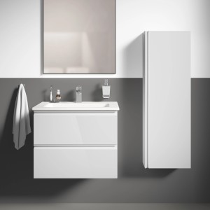 Ideal Standard Connect E Waschtisch-Paket, 60 cm, Weiß. Badmöbel-Set mit Unterschrank und Becken.