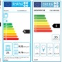 Energieeffizienzlabel für Respekta Einbaugeräte der Küchenzeile Oliver 280 cm.