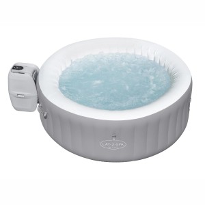 Bestway Lay-Z-Spa St. Lucia AirJet aufblasbarer Whirlpool, rund, Ø 170 cm, mit Wasser.