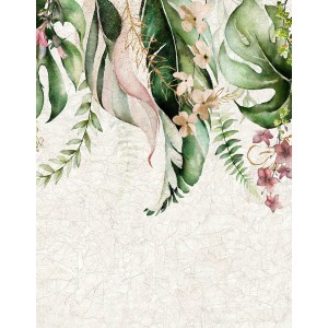 Marburg FototapeteFloral Modern Grau-Grün FSC®