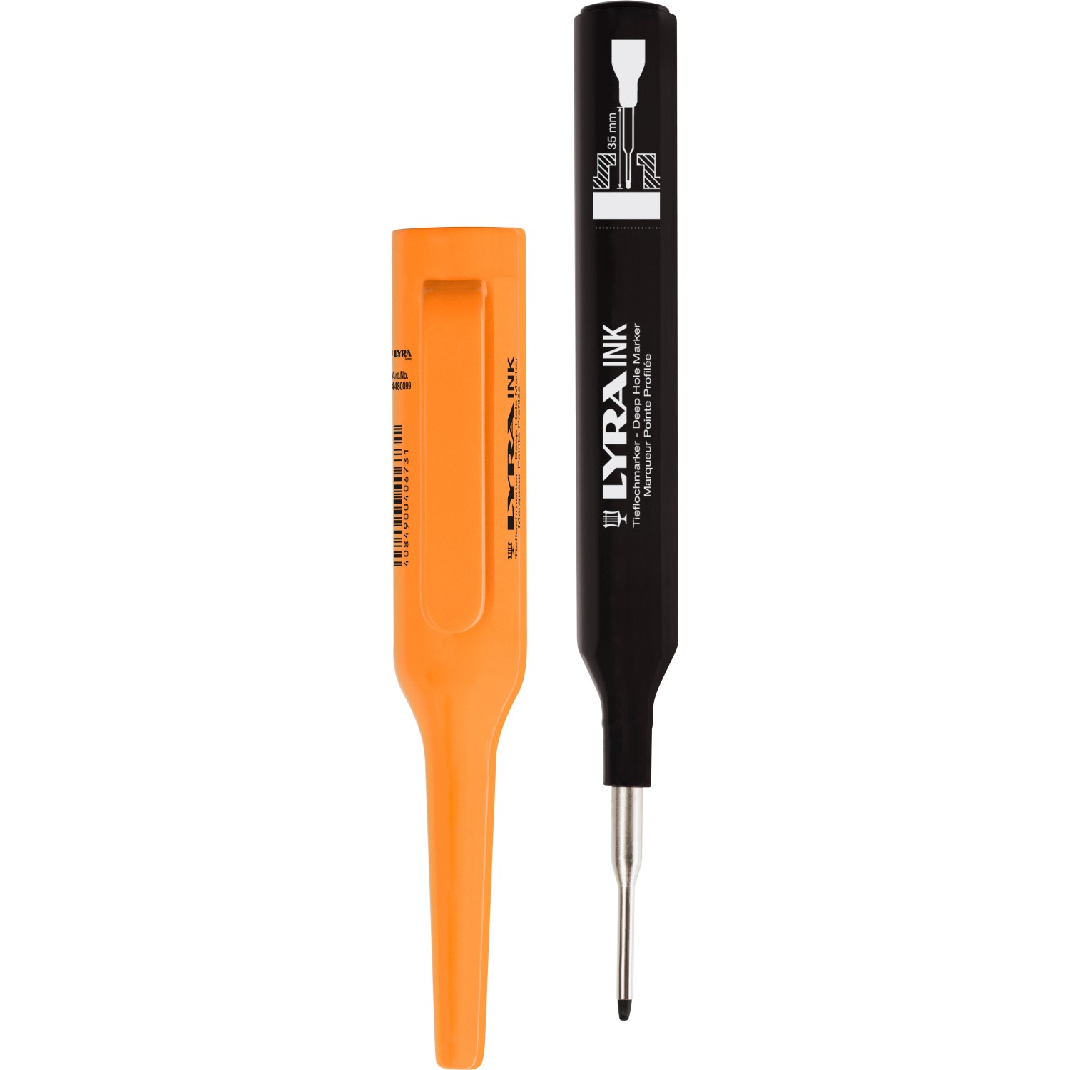 12 Tieflochmarker Mit Kappe – Baumarker Für Zimm Produktbild-Vorschau 2