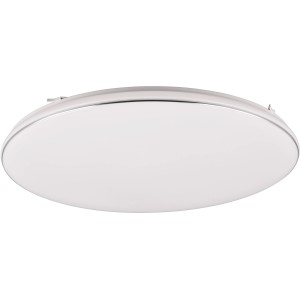 Weiße, runde LED Deckenleuchte Blanca, Ø 53cm, dimmbar, für Wohn- und Flurbereich.