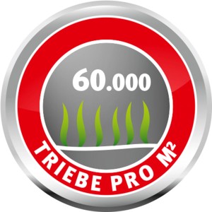 Symbolbild: Wolf-Garten Sport- und Spielrasen LG 125 mit 60.000 Trieben pro m² für dichten Rasen.