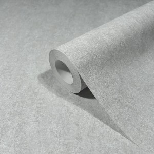 Rolle Marburg Vliestapete in Betonoptik, matt, grau, 10,05x0,53m. Moderne Dekorative Tapete für Wohnräume.