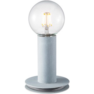 Just Light Tischleuchte Turn me Betonoptik, H 14,1cm. Design-Tischlampe mit Filament Leuchtmittel.