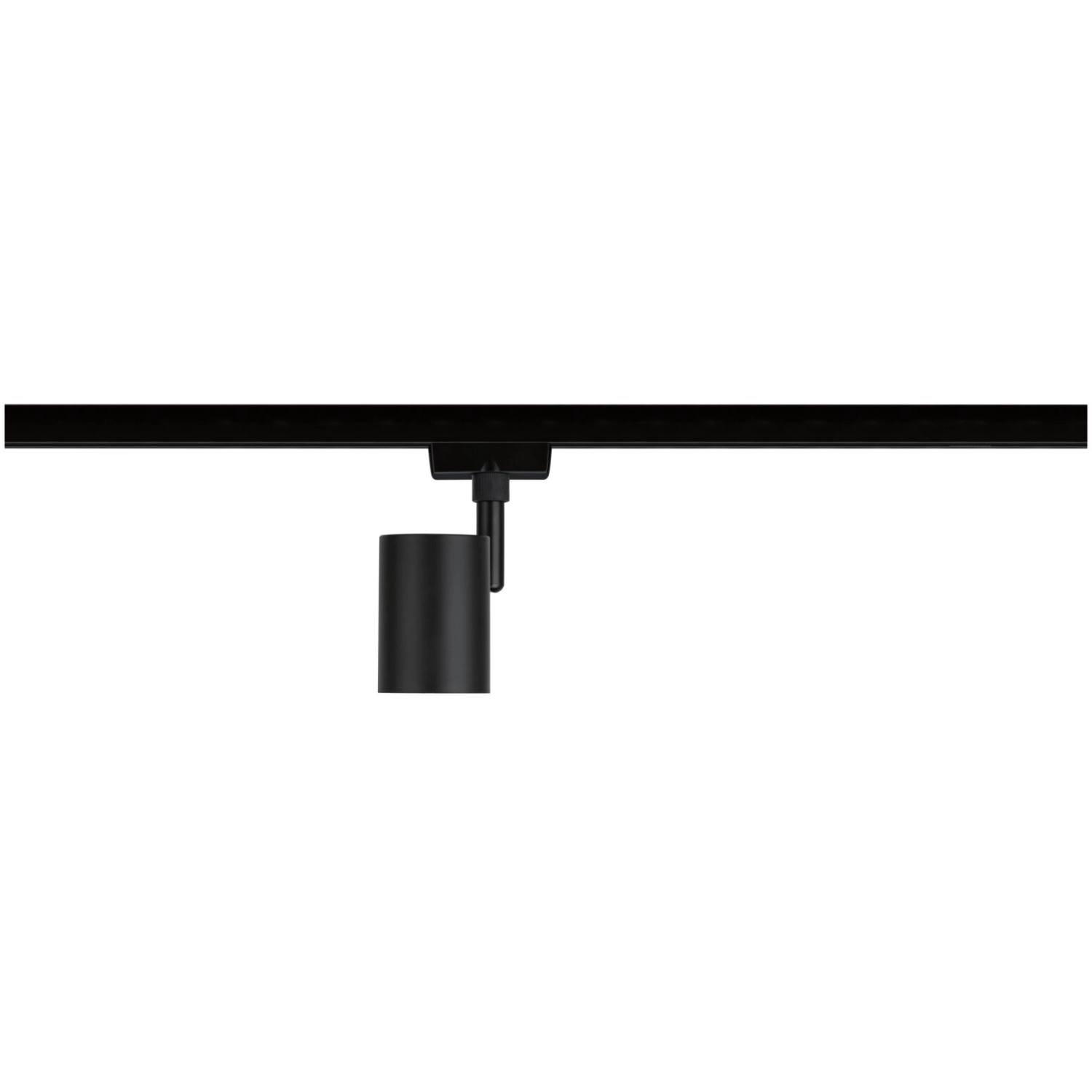 Schwarzer Paulmann Urail LED Spot Limba an Schiene, 4W, warmweißes Licht.