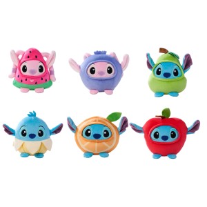 Disney Plüschfiguren Stitch Food Popz 12 cm Mehrfarbig 6-fach Sortiert