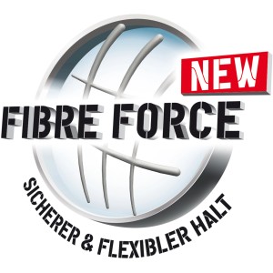 Logo von Cimsec Fibre Force für Fliesenkleber mit sicherer und flexibler Haftung.